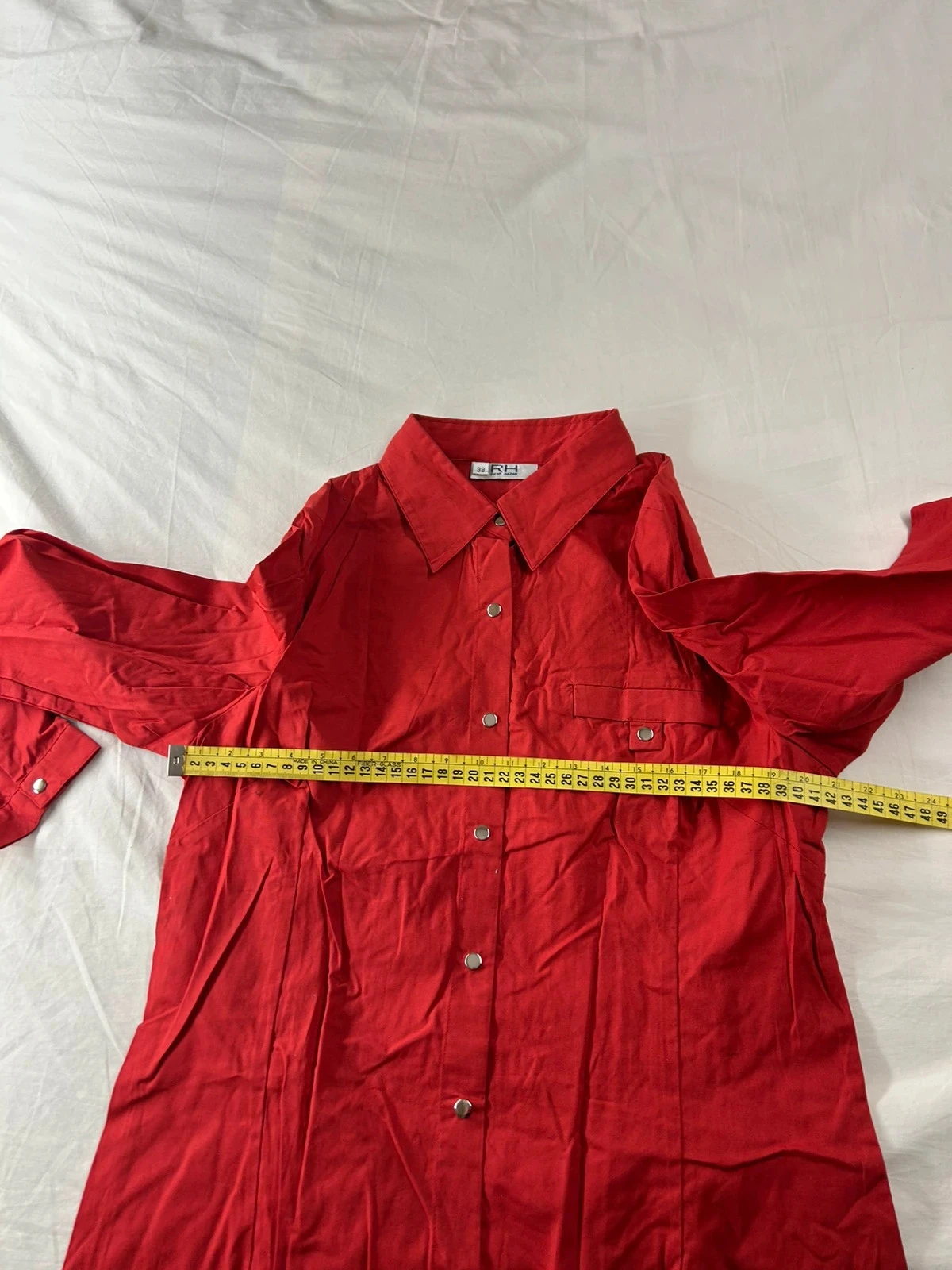 Chemise rouge vintage rh rene hazan – photo 10
